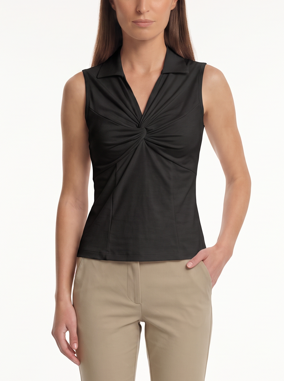 Augusta Draped Polo