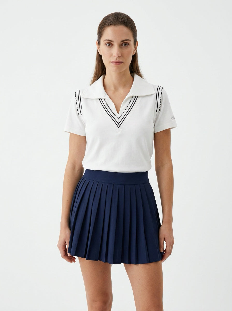 The Clubhouse Faux-Layered Tech Top