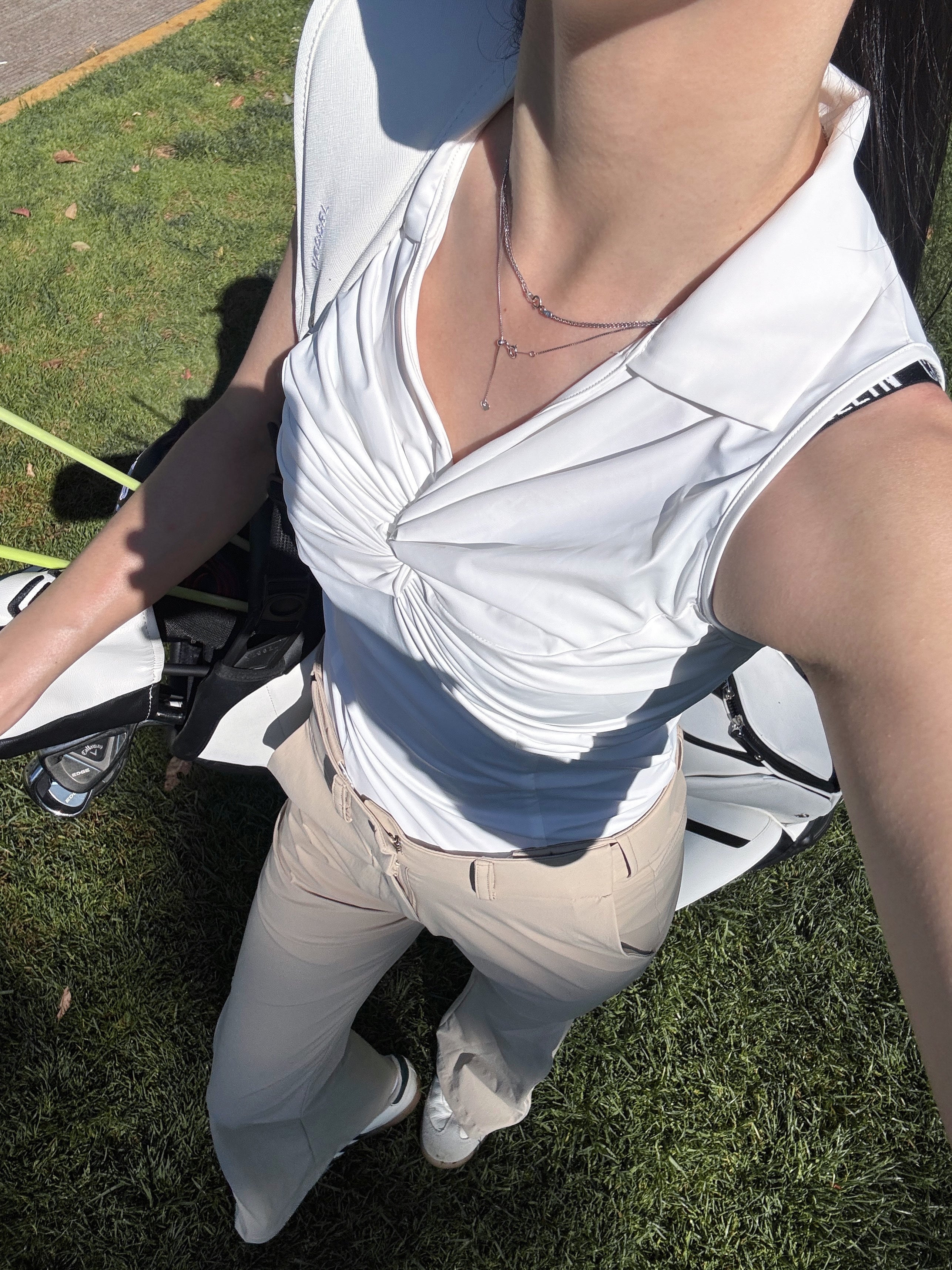 Augusta Draped Polo